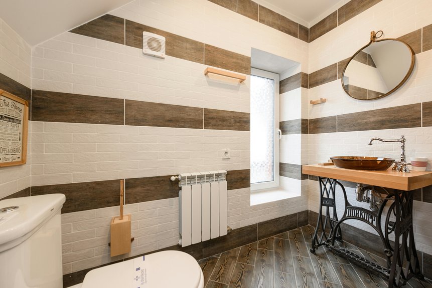 Bathroom Air Vent with Light