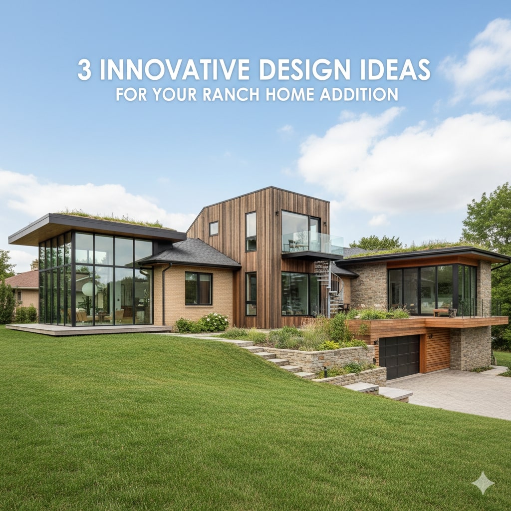 3 Innovative Design Ideas for Putting an Addition on Your Ranch Home
