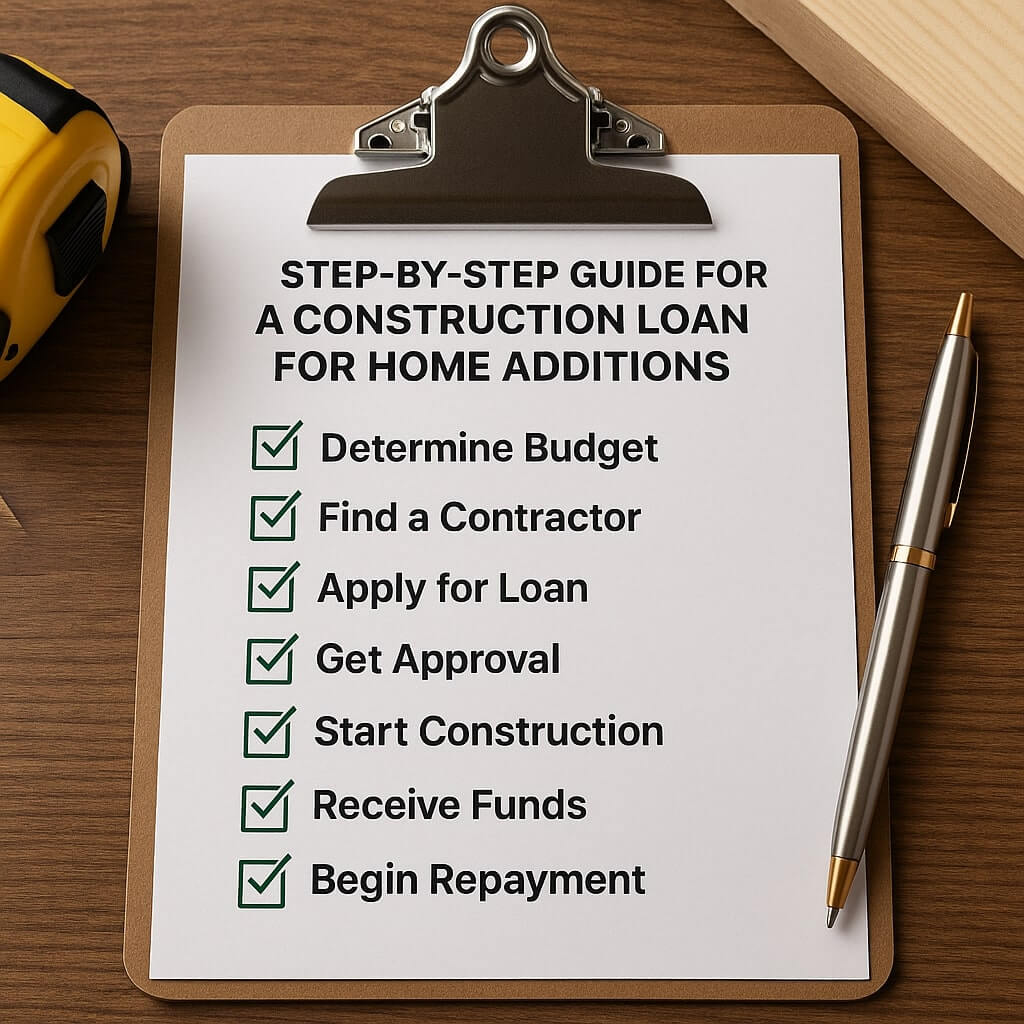 Step-by-Step Guide for a Construction Loan for Home Additions