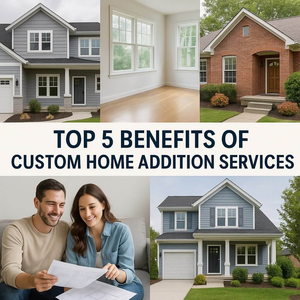 Top 5 Benefits of Custom Home Addition Services