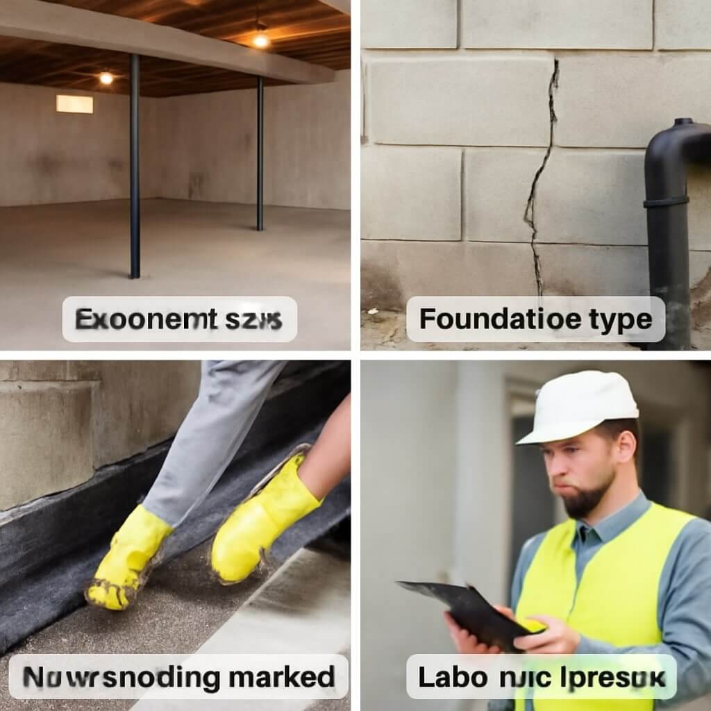 Elements Affecting the Costs of Basement Waterproofing